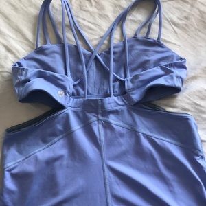 Size 6 lululemon strappy top in lavender